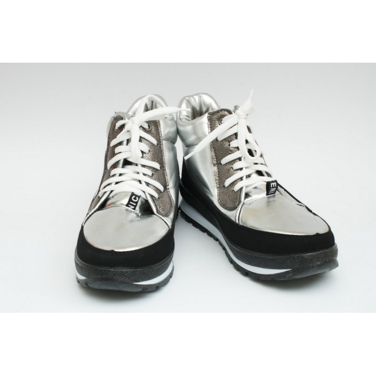 Женские ботинки Едита 6 серебро